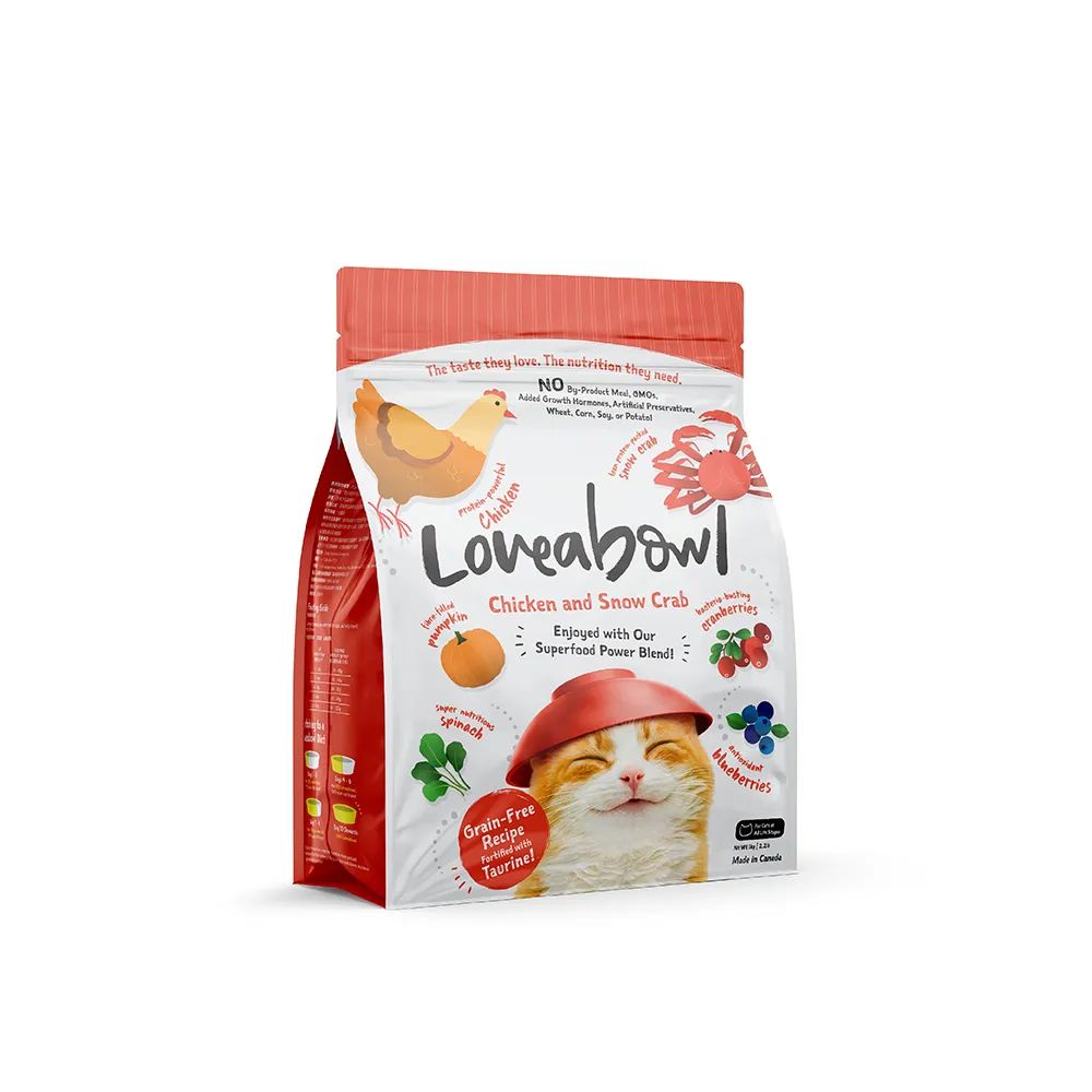 Love-A-Bowl Pet Food - Chicken & Snow Crab Cat Food 2.20lb