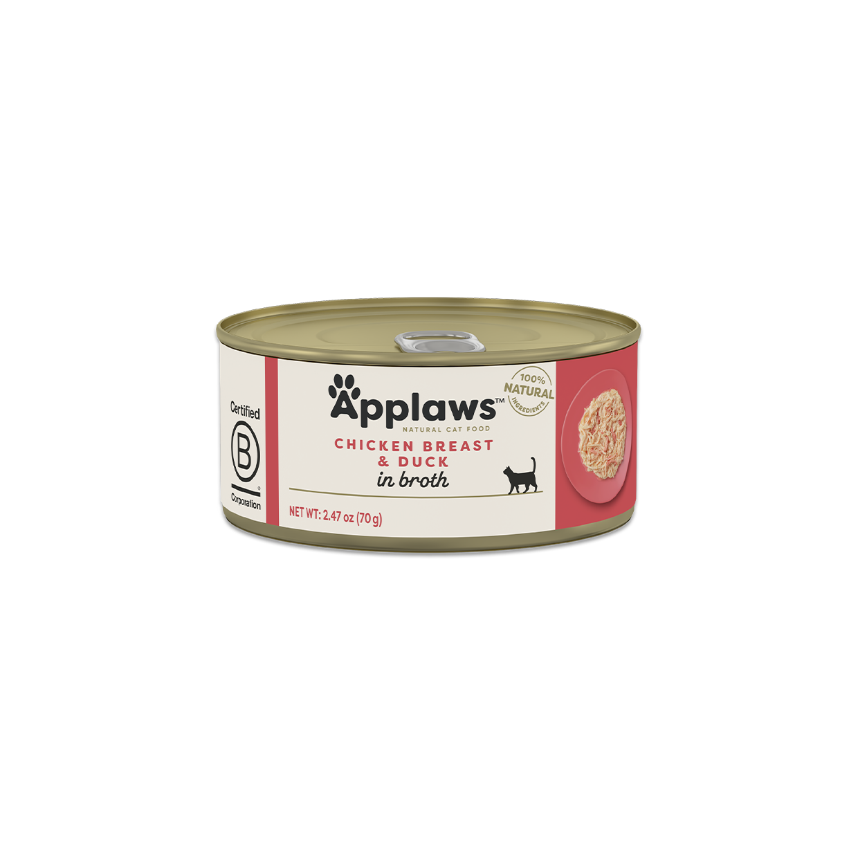 Applaws Cat Can - Chicken Breast & Duck in Broth 2.47 oz