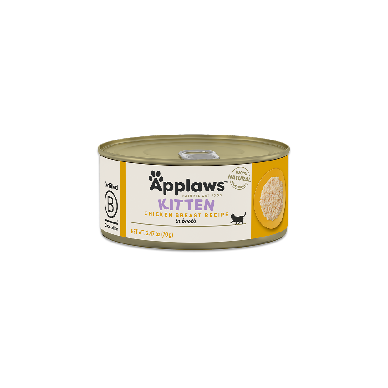 APPLAWS Kitten Can - Chicken Breast In Broth 2.47oz