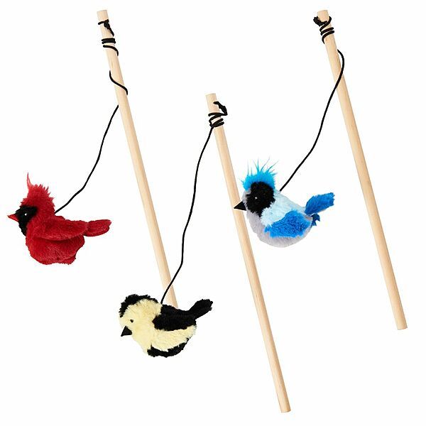 SPOT Songbird Cat Teaser Wand Assorted