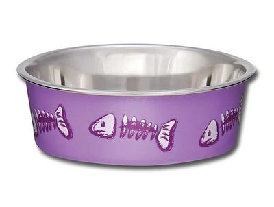 BELLA BOWL X-SMALL FISH SKELETON DESIGN LILAC