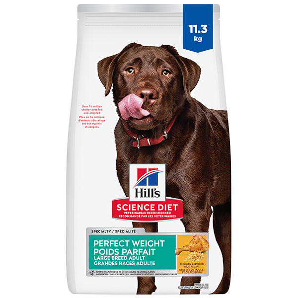 Hill's Science Diet Dog Adult Perfect Weight LgBr Chk 25lb