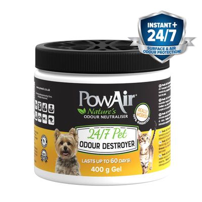 PowAir - 24/7 Pet Odor Destroyer Gel 14 oz