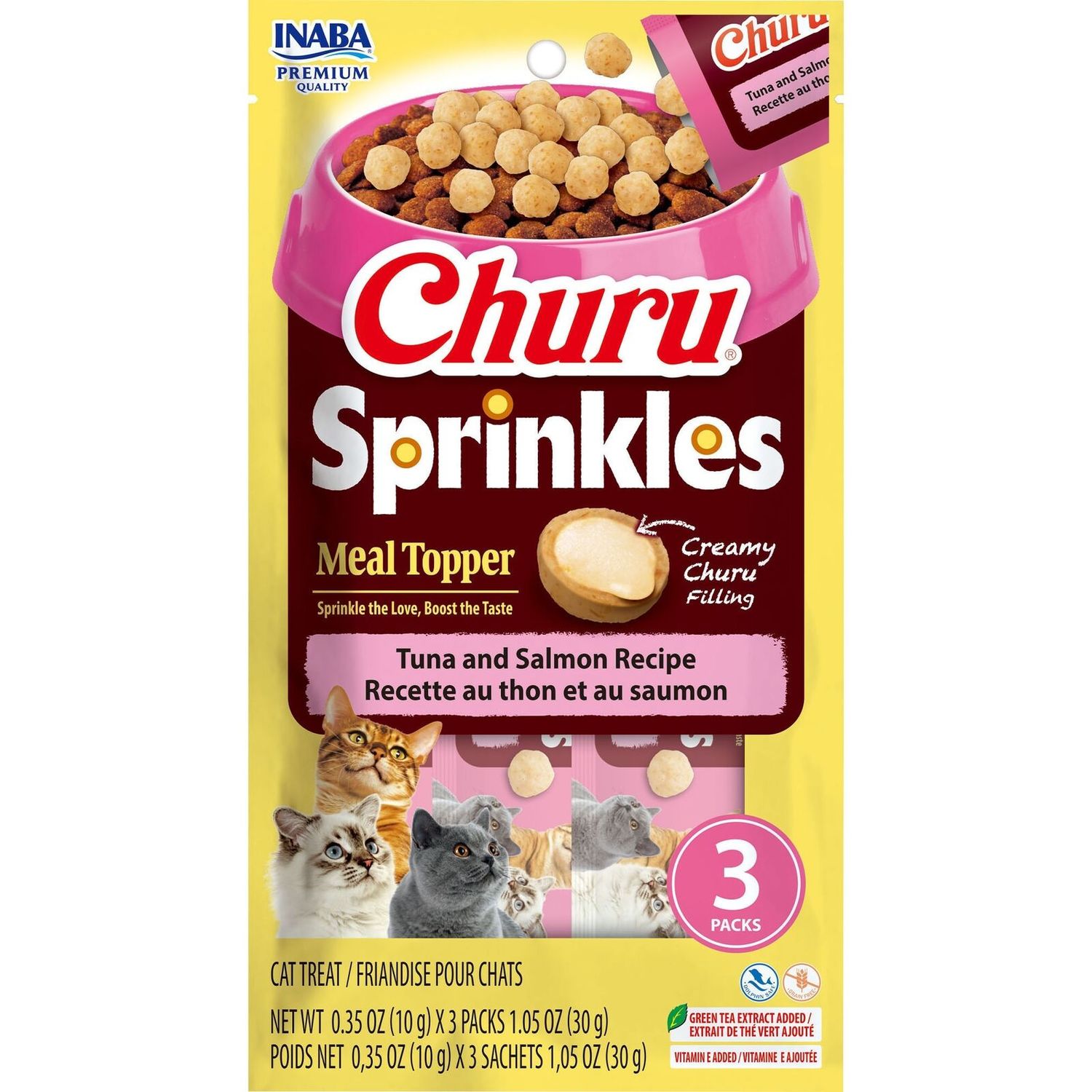 INABA Churu Sprinkles Tuna & Salmon 1.05oz