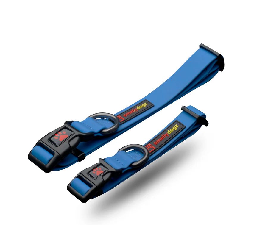 Smelly Dogz Large Adjustable Comfort Collar - Blue Smelly Dogz Large Adjustable Comfort Collar - Blue