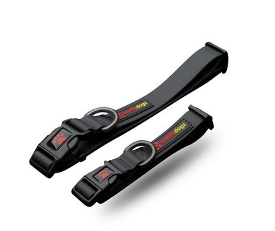 Smelly Dogz Large Adjustable Comfort Collar - Black