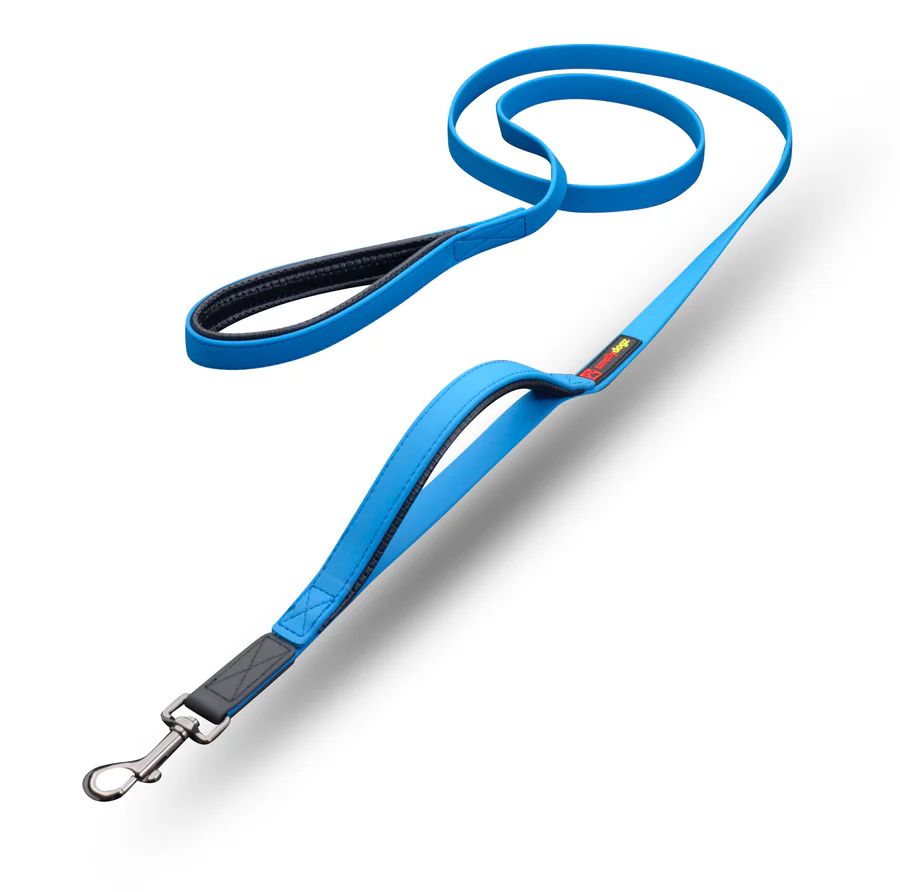 Smelly Dogs Double Handle Lead - Blue