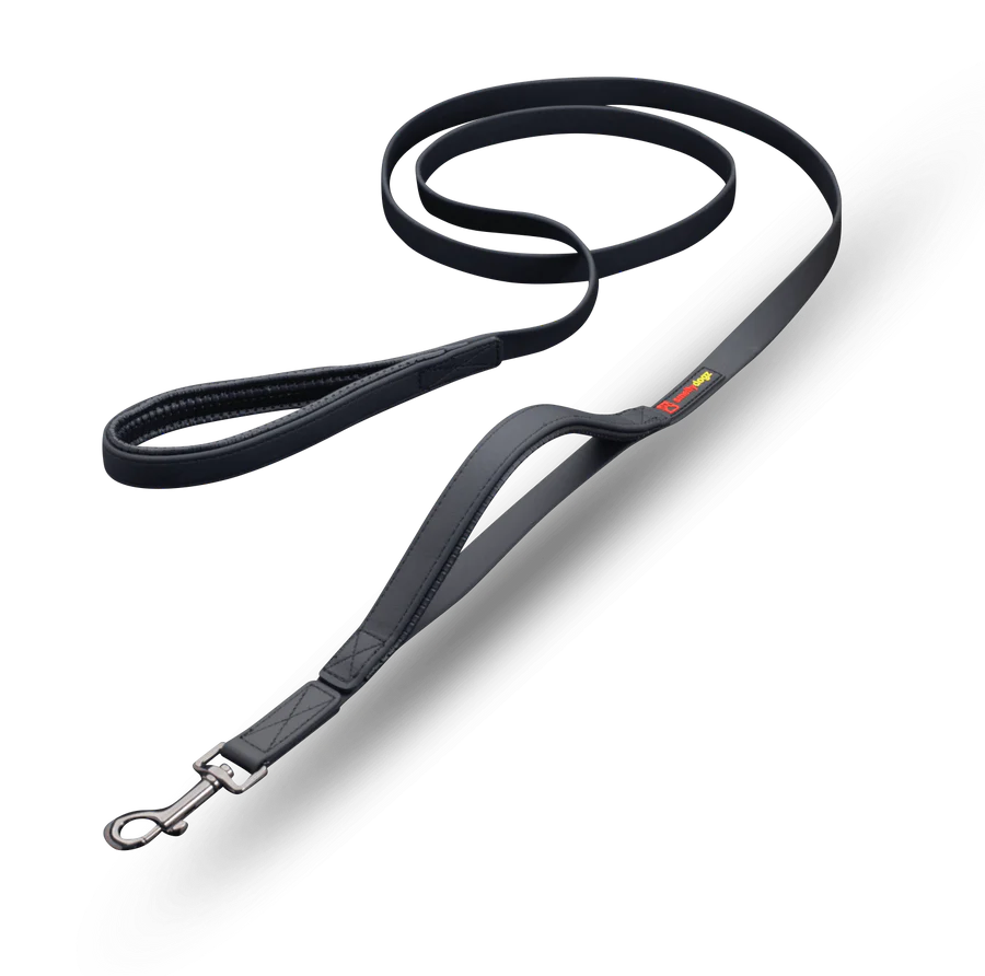 Smelly Dogs Double Handle Lead - Black