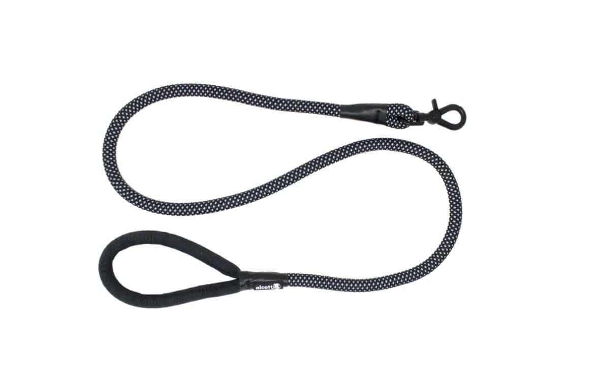 Reflective Rope Leash - Black