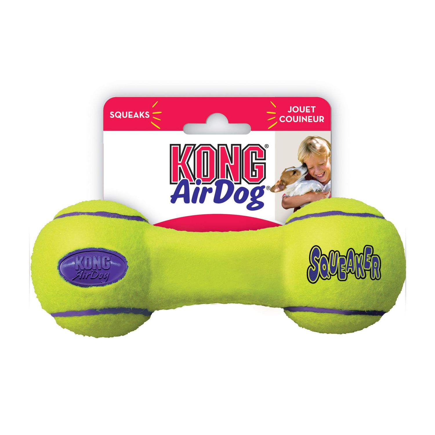 Kong  AirDog Dumbbell Squeaker - Medium