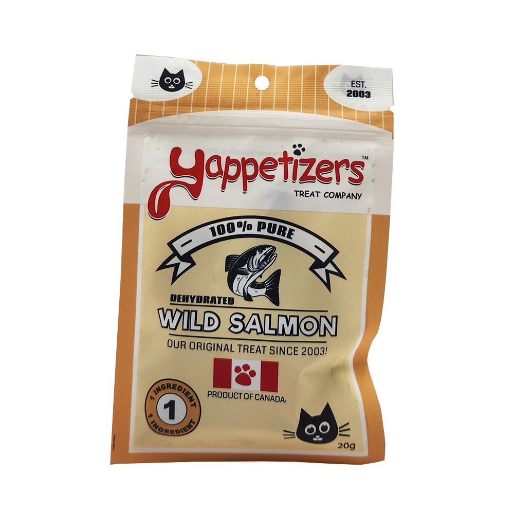 Yappertizer Dehydrated Cat Treat - Salmon 20g