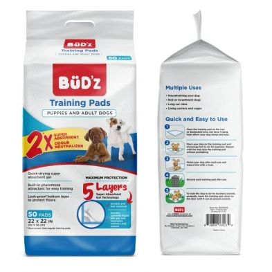 Budz Training Pads - 50ct