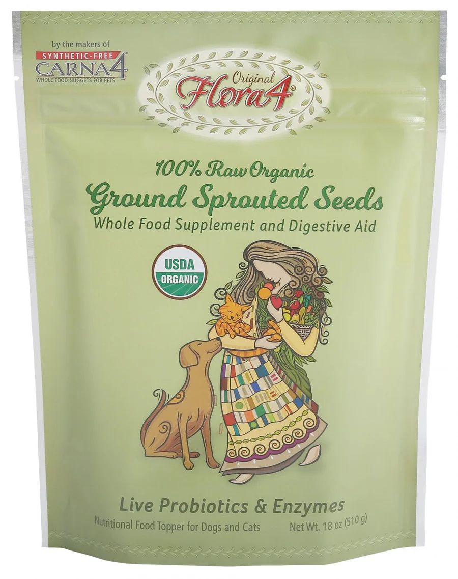 Carna4 Topper - Flora4 Sprouted Seed Pouch 510g Carna4 Topper - Flora4 Sprouted Seed Pouch 510g