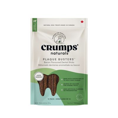 Crumps' Dog Plaque Busters - Bacon 7" 10 pk