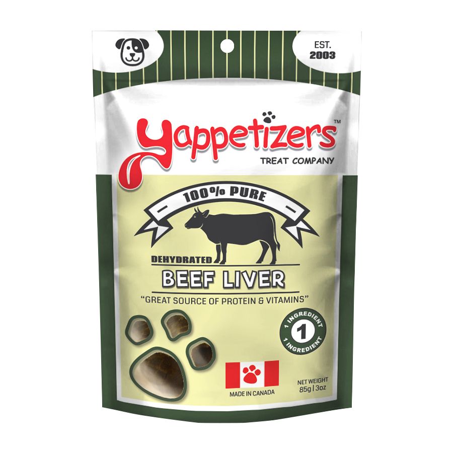 Yappetizers Dehydrated - Beef Liver 85g