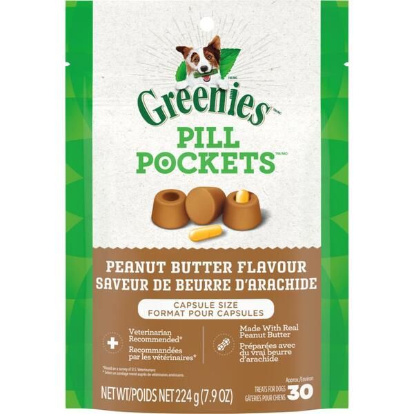 Greenies Pill Pockets - Peanut Butter 7.9Oz