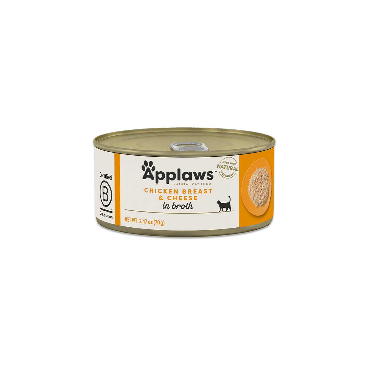 Applaws Cat Can - Chicken Breast & Cheese in Broth 2.47oz