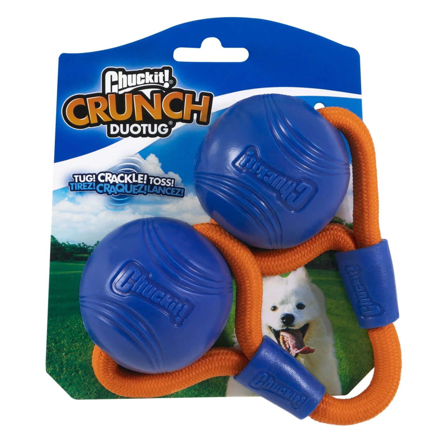 Chuckit Crunch Ball Duo Tug - Medium