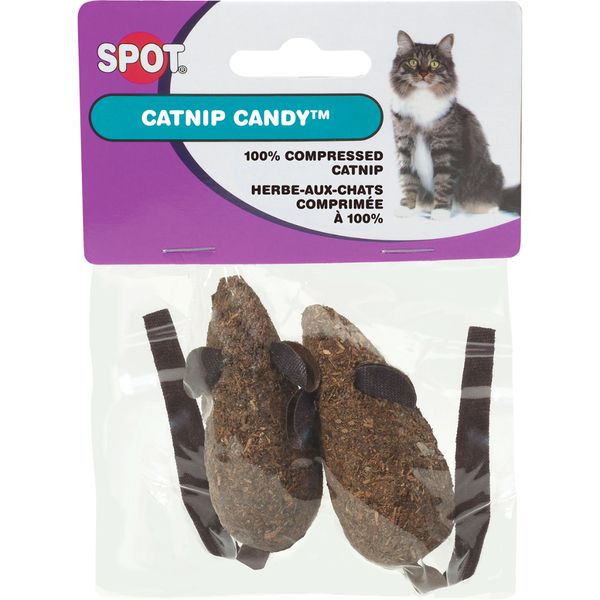 SPOT 100% Catnip Candy Mice 2PK