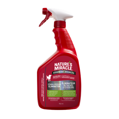 Natures Miracle Dog Advanced Stain & Odour Remover Spray 946 mL
