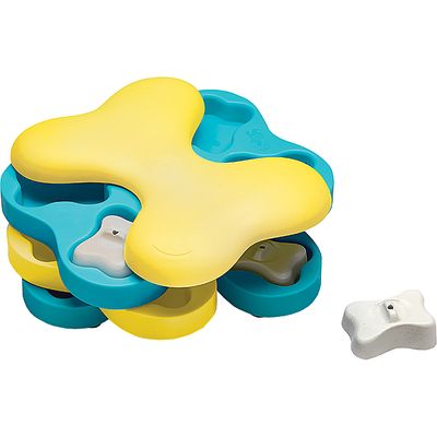 Outward Hound Dog Tornado Puzzle - Blue & Yellow