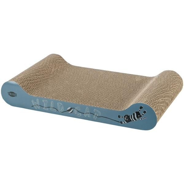 Trixie Cardboard Scratcher Chaise - Blue