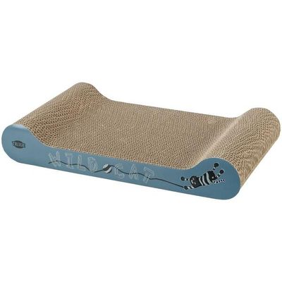 Trixie Cardboard Scratcher Chaise - Blue