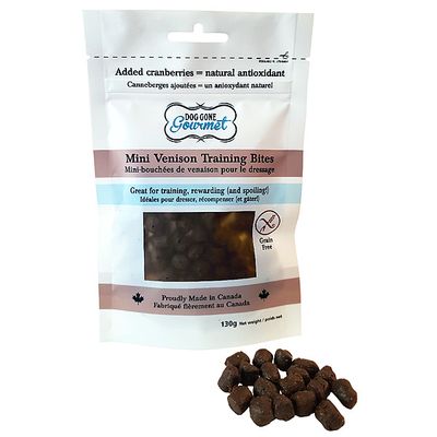 Dog Gone Gourmet Mini Training Bites Venison 130GM