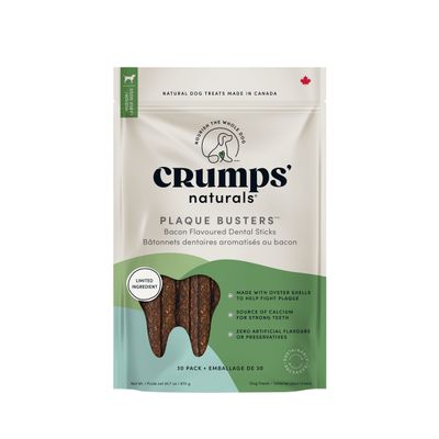 Crumps' Dog Plaque Busters - Bacon 30pk 870g