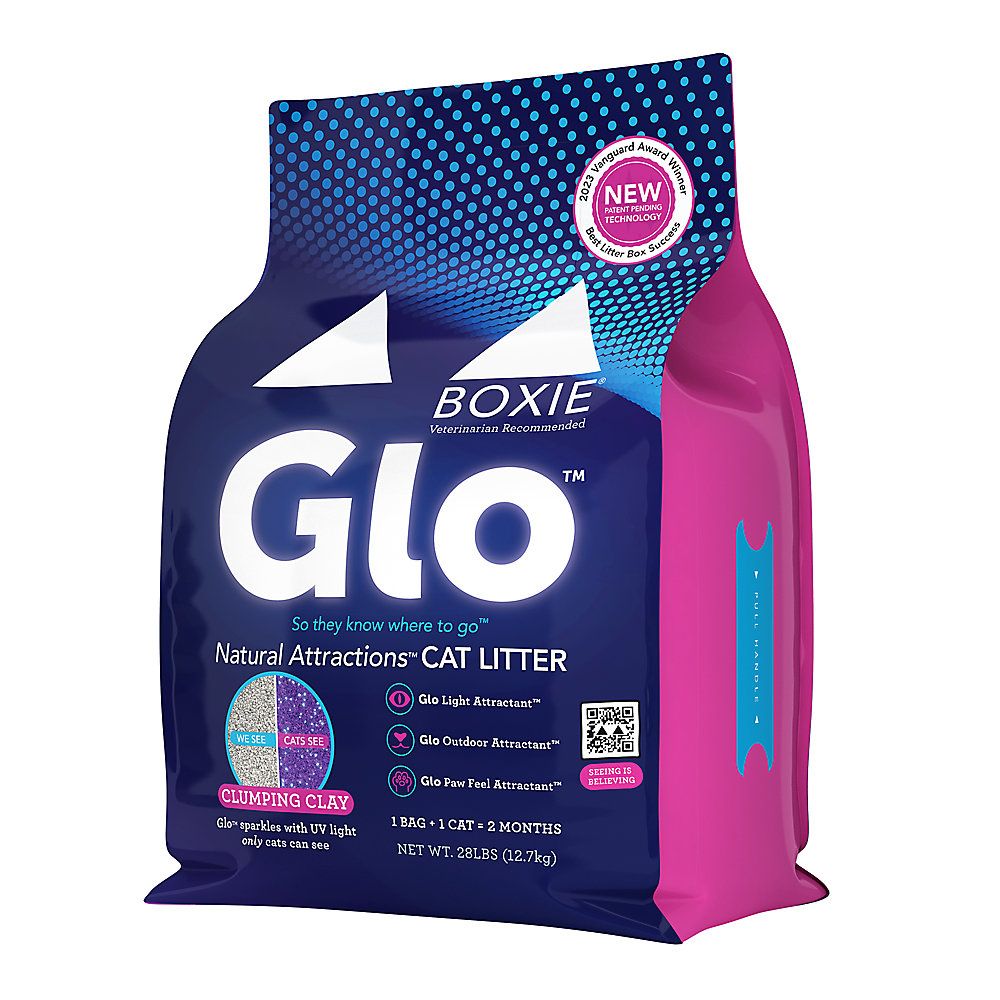 BoxieGlo Natural Attractions Clumping Scent Free Clay Litter 16lb