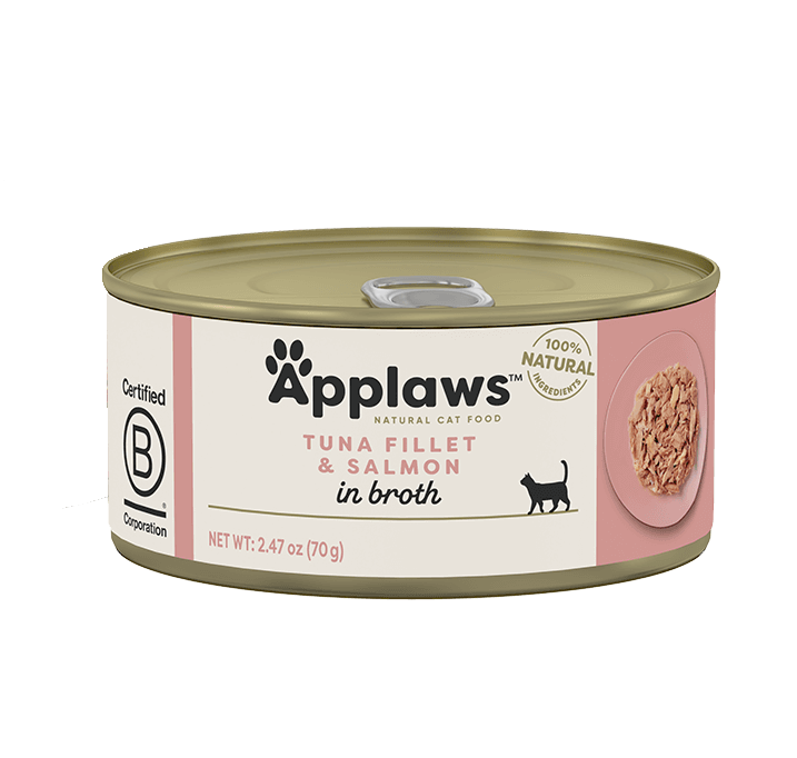 Applaws Cat Can - Tuna & Salmon in Broth 2.47 Oz