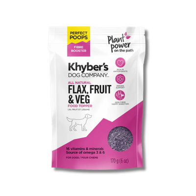 Khyber's Supplement - Flax, Fruit & Veg - Perfect Poops - 170g