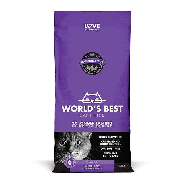 World's Best Multiple Cat Scented Clumping 28LB