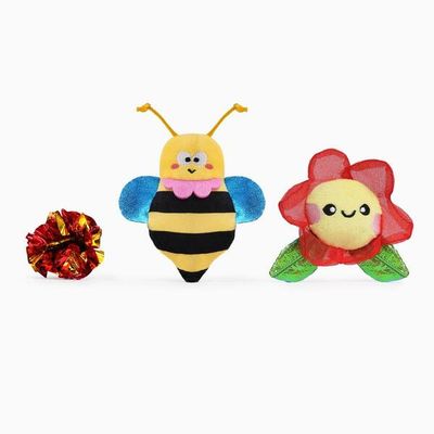 Meow Buddies Flower & Bee Cat