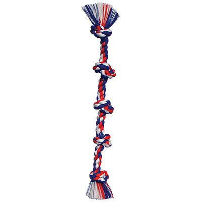 Cotton Rope Tug 5 Knot Colored XLarge 36"
