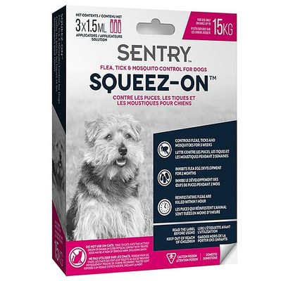 Sentry Squeeze-On Flea, Tick & Mosquito Small