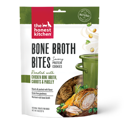 Honest Kitchen Bone Broth Bites - Chicken Bone Broth & Carrots 8oz