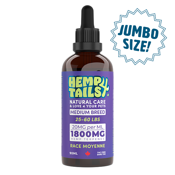 Hemp Seed Oil Medium Breed 1800MG/90ML