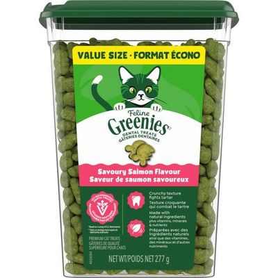 Greenies Feline Dental Treat - Savory Salmon 9.75oz