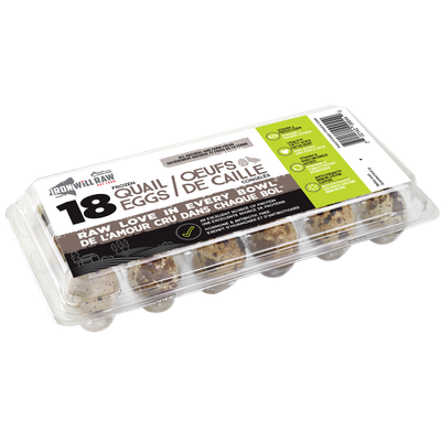 Iron Will Raw - Dog/Cat Quail Eggs 18ct