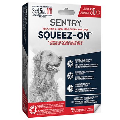 Sentry Squeeze-On Flea, Tick & Mosquito Large