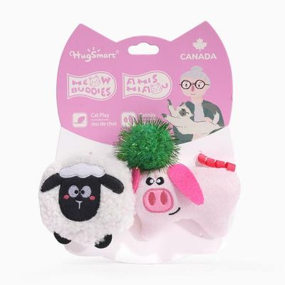 HugSmart Cat Meow Bud - Sheep & Pig