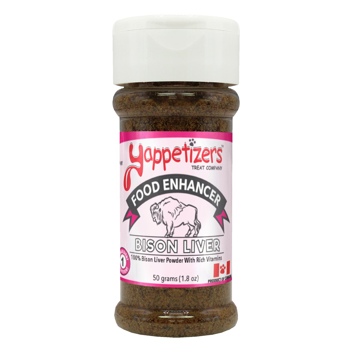 Yappetizers Food Topper - Bison Liver 50g