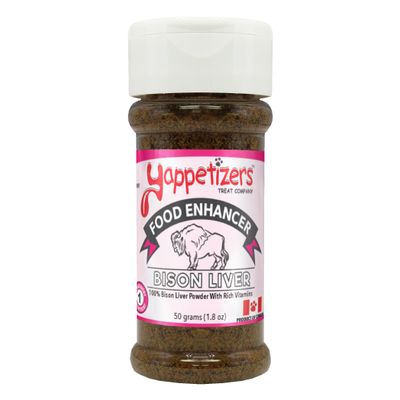 Yappetizers Food Topper - Bison Liver 50g