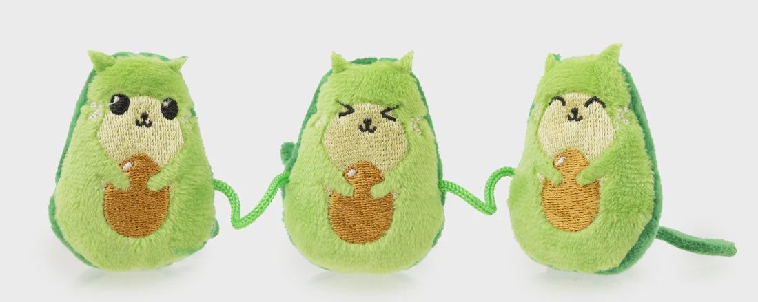 Cat Toy Trio Avocatos