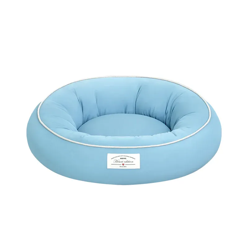 Chill Cuddler Donut bed Medium BLU
