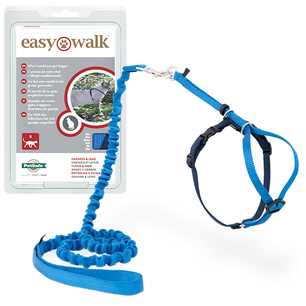 PetSafe Come with Me Kitty Harness&Leash SML Blue