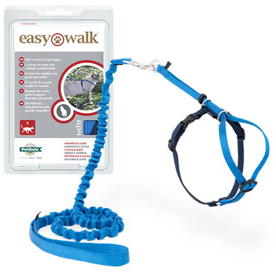 PetSafe Come with Me Kitty Harness&Leash SML Blue