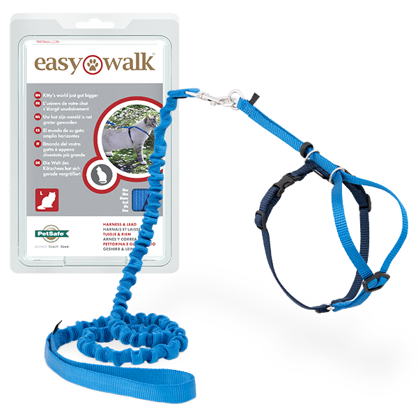 PetSafe Come with Me Kitty Harness&Leash LRG Blue