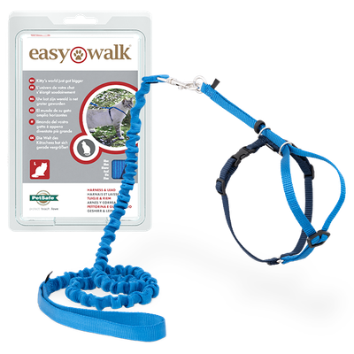 PetSafe Come with Me Kitty Harness&Leash LRG Blue